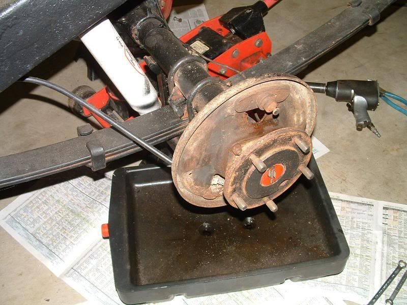 Cut off old backing plate, you need to leave a piece to act as a shim